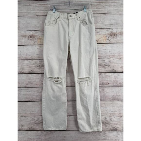 Levi's Silvertab '94 Baggy Distressed Jeans‎ Women's 31x31 White - Picture 1 of 13